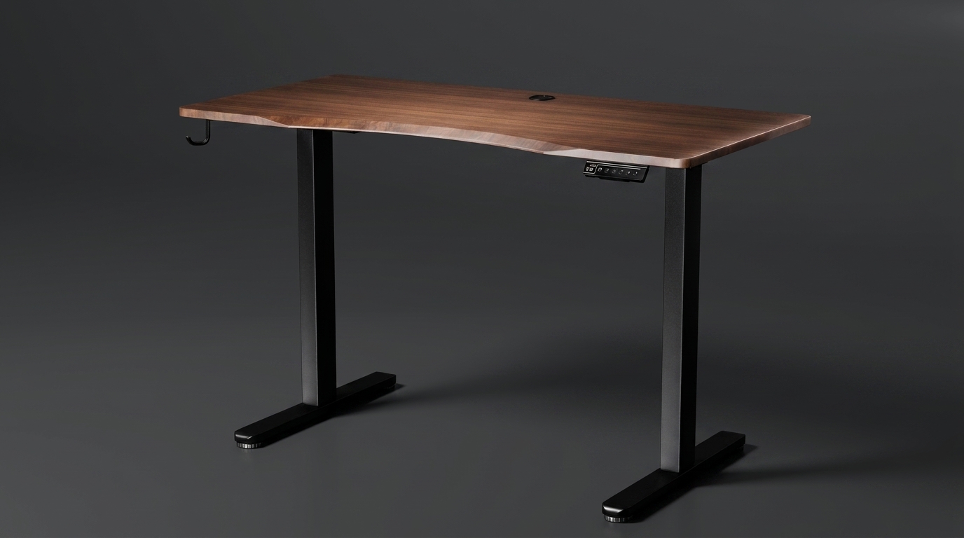 The Desk, three-quarter view